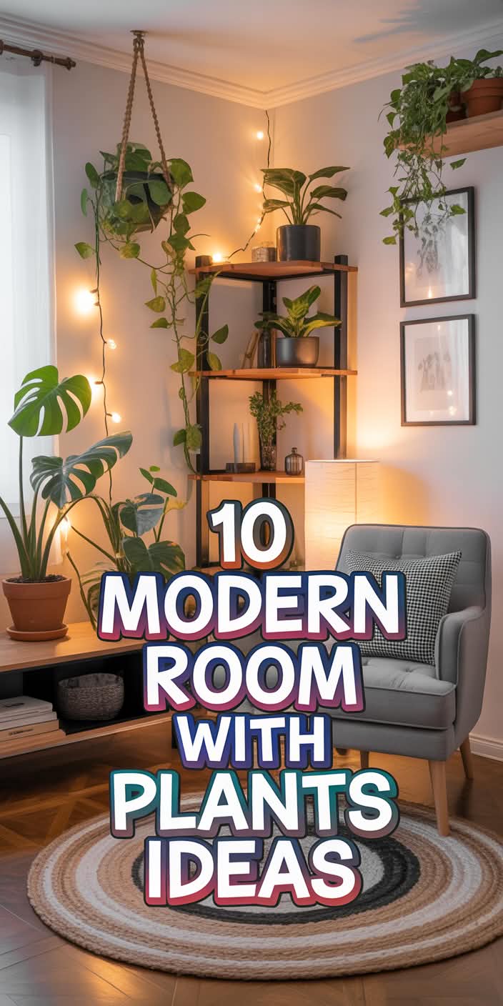 Modern Room With Plant