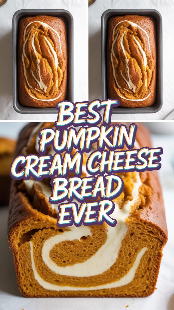 Pumpkin Cream Cheese Bread