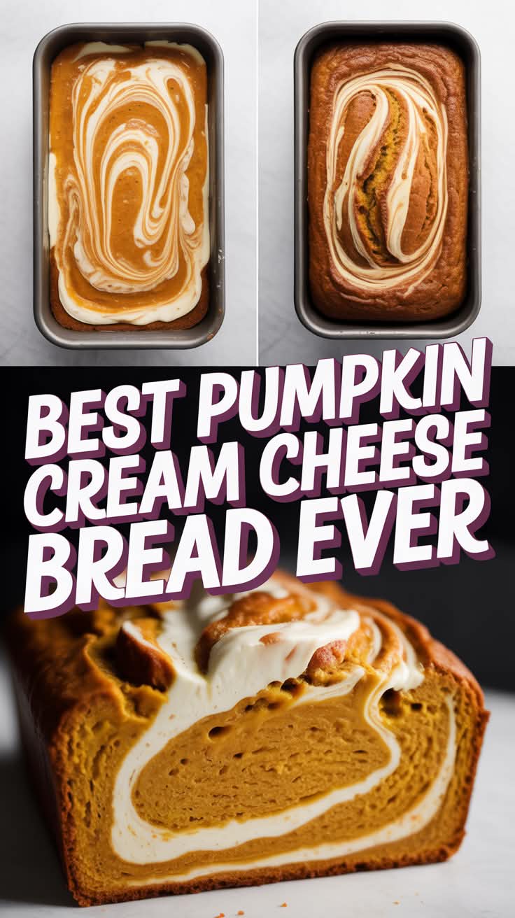 Pumpkin Cream Cheese Bread