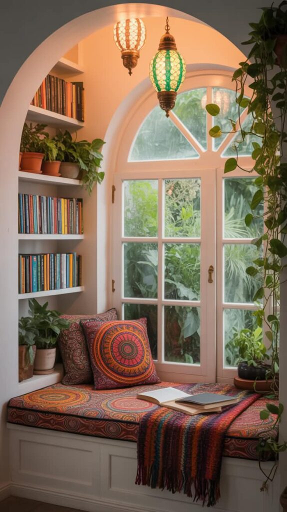 boho-window-seat-nook