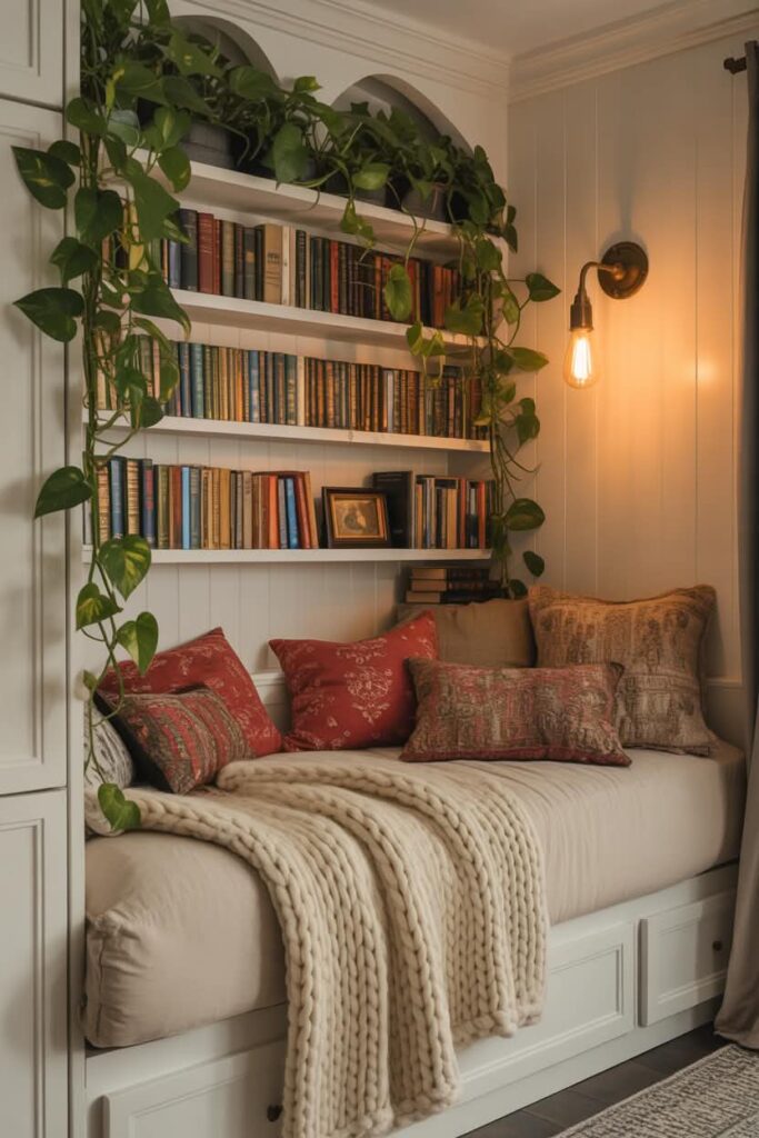 Reading Nook Closet Space
